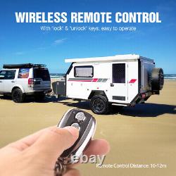 RV Keyless Entry Door Lock Wireless Smart IC Card Control Remote Fob Camper Lock