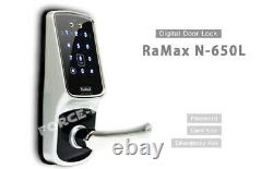 Ramax Digital Smart Doorlock N-650L Keyless Lock Passcode+RFID+Mechanical Key