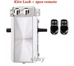 Remote Control Keyless Door Lock Kit Entry Electronic Lock Smart Wireless