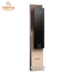 SAMSUNG zigbang SHP-P52F Keyless New Push Pull Smart Auto Door Lock Fingerprint