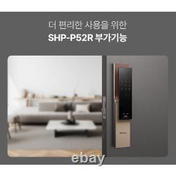 SAMSUNG zigbang SHP-P52R Keyless Digital New Push Pull Smart Auto Door Lock Card