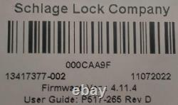 SCHLAGE Control BE467 GRW 626 Smart Deadbolt Keyless Lock In Satin Chrome