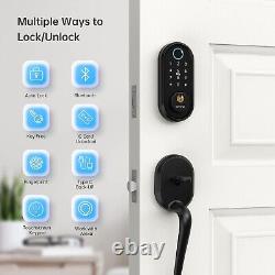 SMONET Fingerprint Door Lock Smart Deadbolt Keyless Entry Alexa Compatible