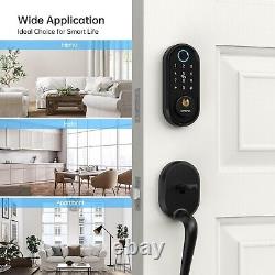 SMONET Fingerprint Door Lock Smart Deadbolt Keyless Entry Alexa Compatible