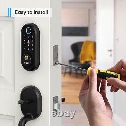 SMONET Fingerprint Door Lock Smart Deadbolt Keyless Entry Alexa Compatible