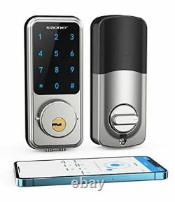 SMONET Smart Lock Keyless Entry Door Lock Deadbolt with Keypad Front Door Dig