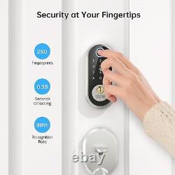 SMONET WiFi Door Lock Fingerprint Electronic Keyless Entry Keypad Smart Deadbolt