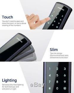 Samsung Ezon Smart Digital Door lock SHS-1321 keyless Black 4ea Touch Keys