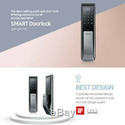 Samsung SDS SHP-DP710 Push Pull Handle Keyless Digital Smart Door Lock Mortise