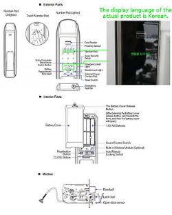 Samsung SHP-DP720 Smart Digital Door Lock Touchpad Keyless Push-Pull with2 Key-tag