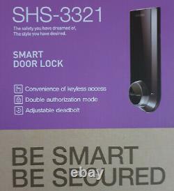 Samsung Smart Door Lock Keyless Digital Deadbolt Lock SHS-3321 Black