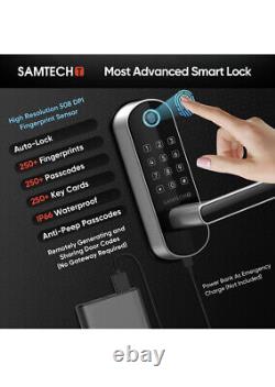 SamtechT Smart Lock, Keyless Entry Door Lock, Fingerprint Door Lock, Smart Do
