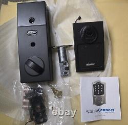 Schlage BE469ZP CEN 622 Connect Smart Deadbolt with Alarm