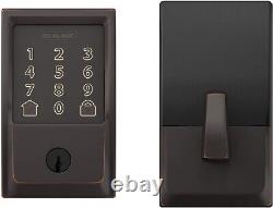 Schlage? BE489WB CEN 716 Century Encode Smart Wifi Door Lock & Alarm, Aged Bronze