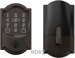 Schlage Encode Plus WiFi Deadbolt Smart Keyless Lock Apple Home Camelot Bronze