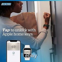 Schlage Encode Plus WiFi Deadbolt Smart Keyless Lock Apple Home Camelot Bronze