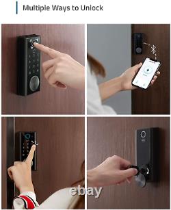 Security Smart Lock Touch Fingerprint Scanner Keyless Entry Door Lock IP65