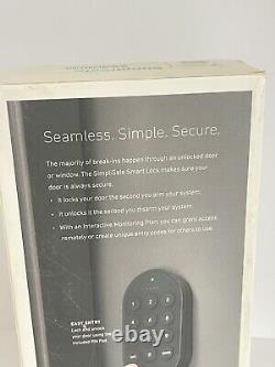 SimpliSafe SS3-LK-BB Smart Lock + PIN Pad Black