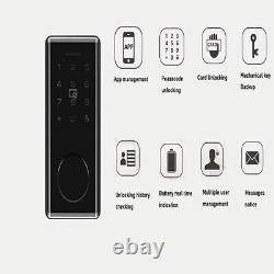 Smart BT-Door Lock Keyless Password Card Code Voice Google Home Touchscreen