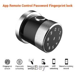 Smart Biometric Door Lock Phone App Unlock Keyless Waterproof Home Security Lock