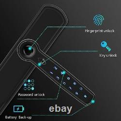 Smart Biometric Fingerprint Door Lock Key-Less Entry Lever Bluetooth Knob Fro H1