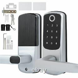 Smart Biometric Fingerprint Handle Door Lock Keyless WIFI TuyaAPP Keys IC Card