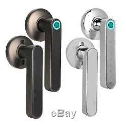Smart Bluetooth Door Handle Lock Fingerprint Password APP Keyless Security Lock
