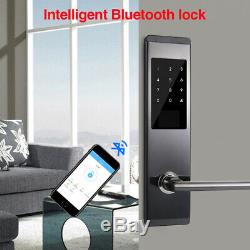 Smart Bluetooth Door Lock Key Password App Unlock Deadbolt Keypad Keyless Entry