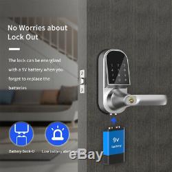 Smart Bluetooth Door Lock Keyless Entry Keyless Entry for Home Office Front Door