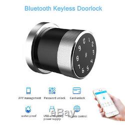 Smart Bluetooth Doorlock Passcode Card Phone Remote Unlock Keyless Entry Locks