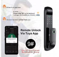 Smart Code Lock with WiFi Card and Fingerprint Keyless Entry for Secure Home Acc