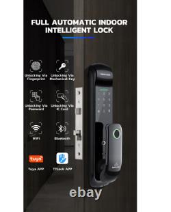 Smart Code Lock with WiFi Card and Fingerprint Keyless Entry for Secure Home Acc