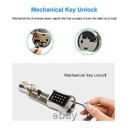 Smart Cylinder Lock With TTLock APP Keyless Electronic Door Lock BT Digital J3S2