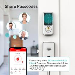 Smart Deadbolt Keyless Keypad Lock Smart Locks for Front Door, Digital Electro