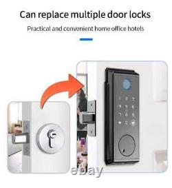 Smart Deadbolt Lock WiFi Keyless IC Card Fingerprint Keypad APP Remote Unlock