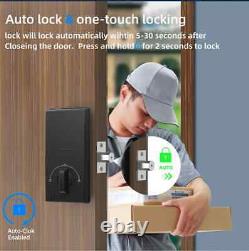 Smart Deadbolt Lock WiFi Keyless IC Card Fingerprint Keypad APP Remote Unlock