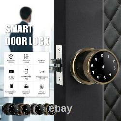 Smart Digital Door Lock Battery Powered APP Touch Password Keyless Latch S5