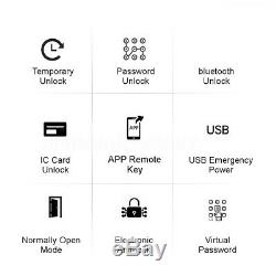 Smart Digital Door Lock Battery Powered APP Touch Password Keyless Latch Securit