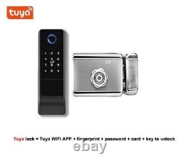 Smart Digital Door Lock Deadbolt Tuya App Fingerprint Wifi Keyless Entry Keypad