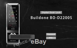 Smart Digital Doorlock Buildone BO-D2200S Keyless Lock Passcode+RFID