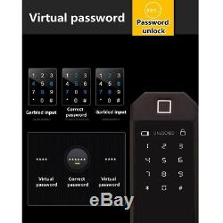 Smart Digital Electronic Door Lock Fingerprint Touch Password Keyless Keypad