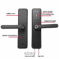 Smart Digital Electronic Door Lock Fingerprint Touch Password Keyless Keypad APP