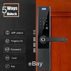 Smart Digital Fingerprint Door Lock Anti-theft Touch Password Keyless Keypad