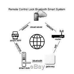 Smart Digital Touch Screen Keyless Keypad Fingerprint Electronic Smart Lock Door