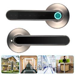 Smart Door Handle Lock APP+Fingerprint+Password Unlock Touch Keypad Keyless Home