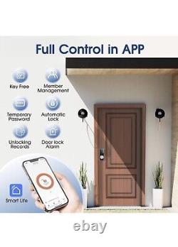 Smart Door Lock APP Control Biometric Fingerprint Keyless Digital Keypad