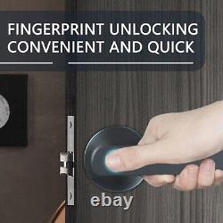 Smart Door Lock Biometric Fingerprint Door Handle Keyless Digital Password