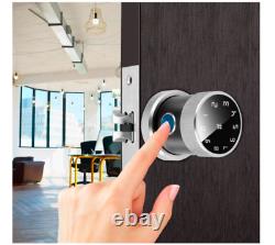 Smart Door Lock Bluetooth, IC Card, Fingerprint, Password Touchscreen Keyless 20