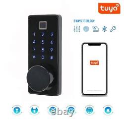 Smart Door Lock Bluetooth Keyless Entry IC Card Fingerprint Reader Touch Screen
