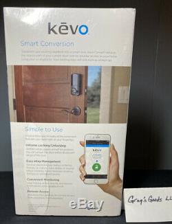 Smart Door Lock Conversion Kit Kwikset Bluetooth Keyless Venetian Bronze Alexa